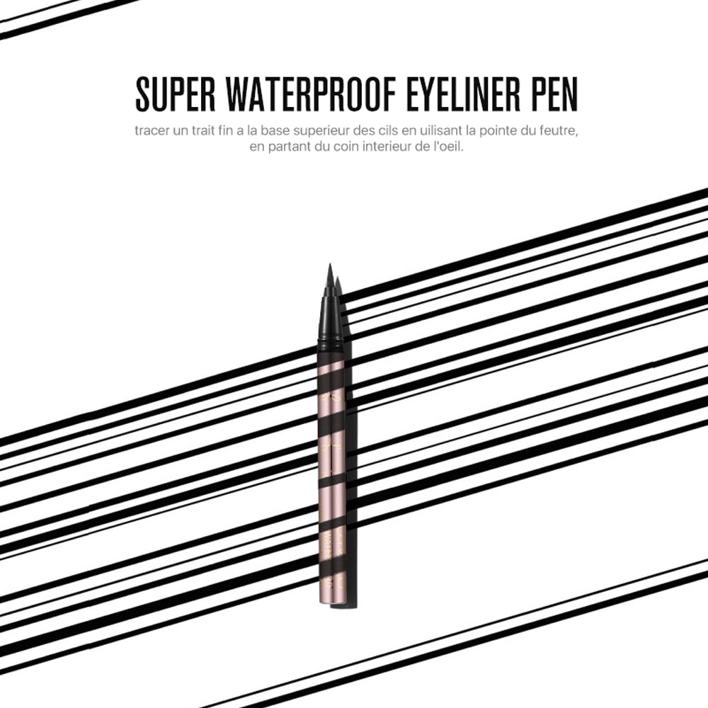 O.TWO.O Black Liquid Eyeliner Eye Make Up Super Waterproof Long Lasting Eye Liner Easy to Wear Eyes Makeup Cosmetics Tools 0 DailyAlertDeals