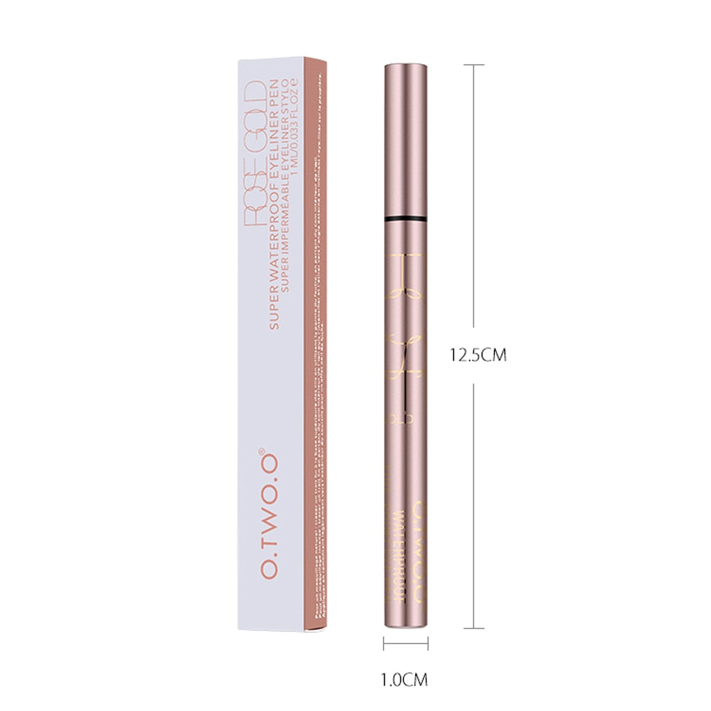 O.TWO.O Black Liquid Eyeliner Eye Make Up Super Waterproof Long Lasting Eye Liner Easy to Wear Eyes Makeup Cosmetics Tools 0 DailyAlertDeals