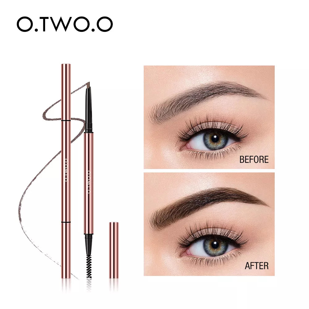 O.TWO.O Ultra Fine Triangle Eyebrow Pencil Precise Brow Definer Long Lasting Waterproof Blonde Brown Eye Brow Makeup 6 Colors DailyAlertDeals
