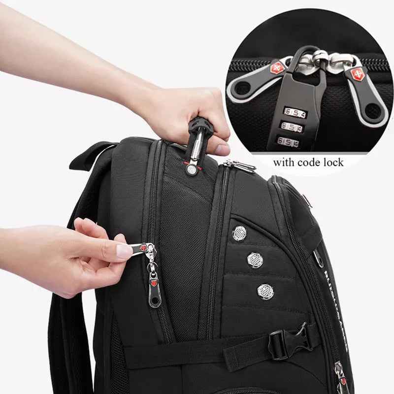 2023 Waterproof 17 Inch Laptop Backpack Men USB Charging Travel Backpack Women Oxford Rucksack Male Vintage School Bag Mochila DailyAlertDeals