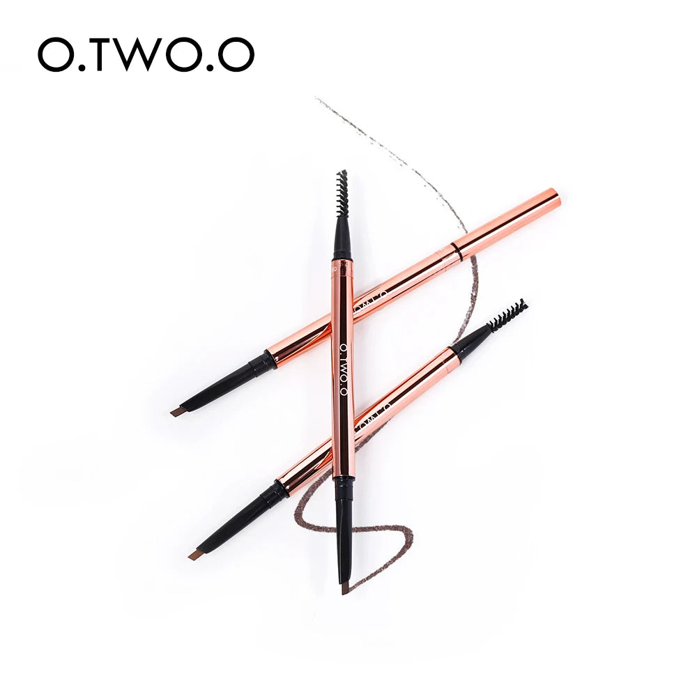 O.TWO.O Ultra Fine Triangle Eyebrow Pencil Precise Brow Definer Long Lasting Waterproof Blonde Brown Eye Brow Makeup 6 Colors DailyAlertDeals
