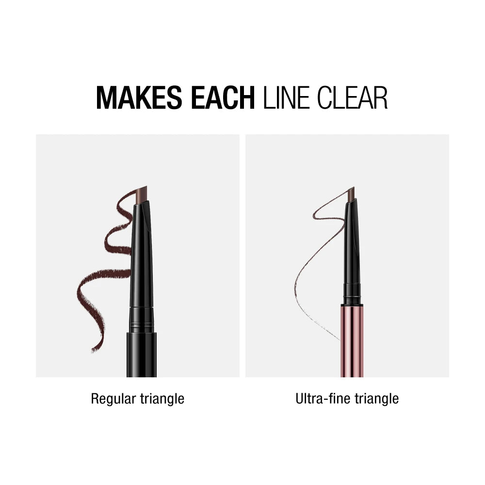 O.TWO.O Ultra Fine Triangle Eyebrow Pencil Precise Brow Definer Long Lasting Waterproof Blonde Brown Eye Brow Makeup 6 Colors DailyAlertDeals