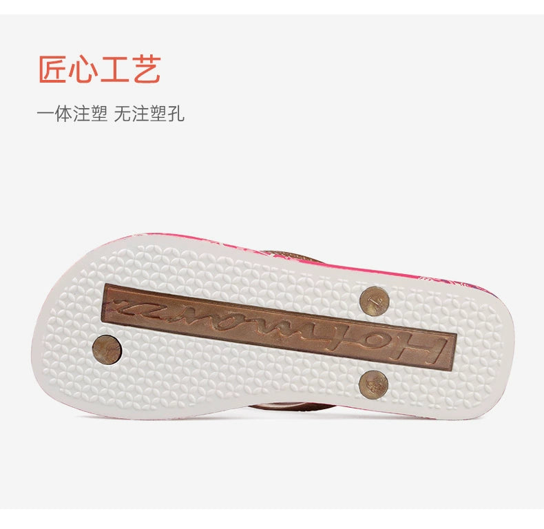 Internet Celebrity Ins Trendy Splint Seaside Large-Size Flip-Flops DailyAlertDeals
