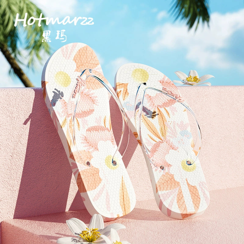 Hotmarzz Fashion Plywood Bathroom Bath Flip Flops DailyAlertDeals