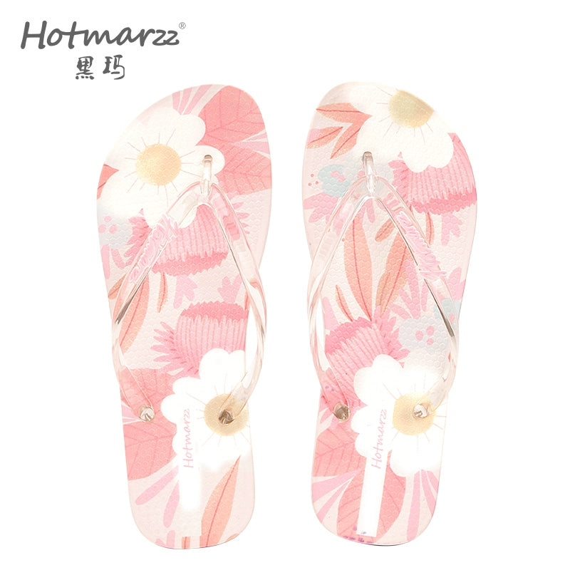 Hotmarzz Fashion Plywood Bathroom Bath Flip Flops DailyAlertDeals 41 Transparent color