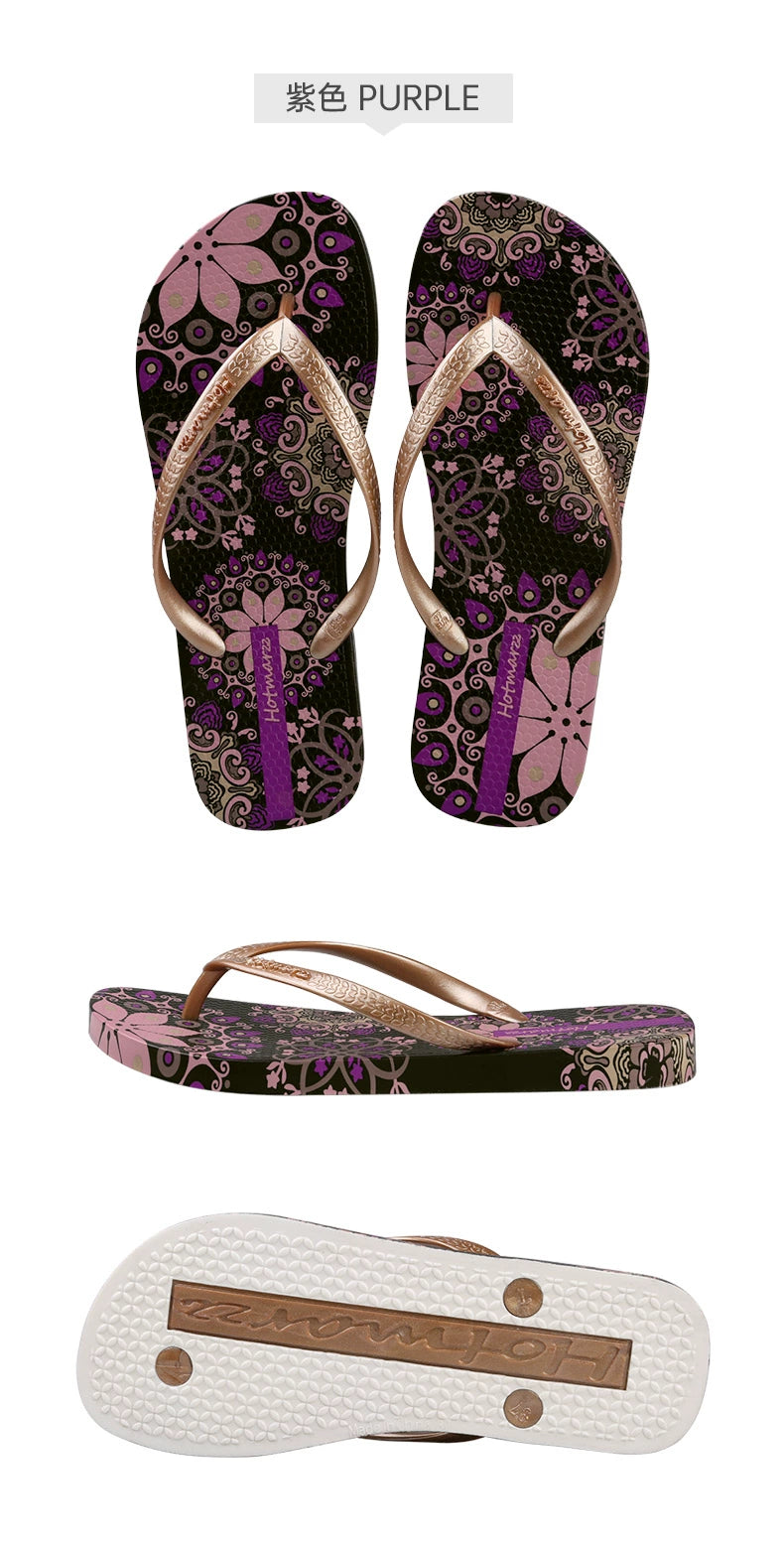 Internet Celebrity Ins Trendy Splint Seaside Large-Size Flip-Flops DailyAlertDeals