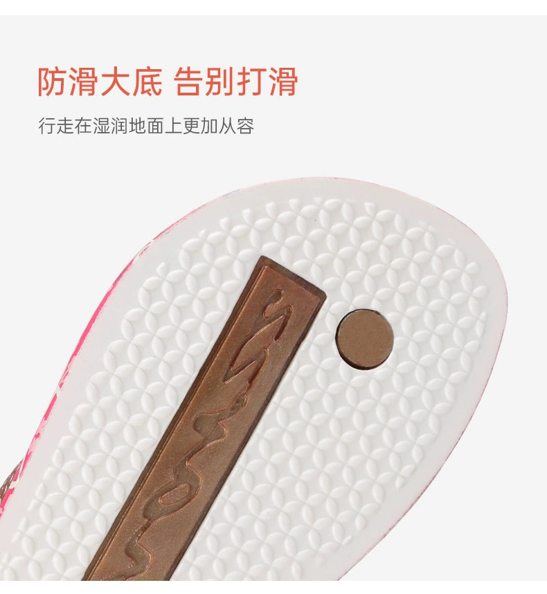 Internet Celebrity Ins Trendy Splint Seaside Large-Size Flip-Flops DailyAlertDeals