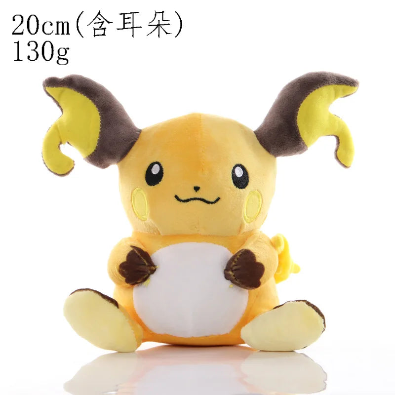 20cm Pokemon Stuffed Plush Toys Kawaii Pikachu Raichu Jenny Turtle Anime Doll Kids Birthday Christmas Gift DailyAlertDeals 07