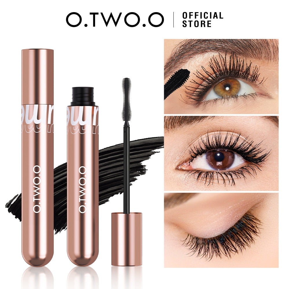 O.TWO.O Mascara 4d Silk Fiber Mascara Waterproof Extra Volume Smudge-proof Curling Lengthening Eyelash Extension Eye Makeup Tool 0 DailyAlertDeals Mascara China