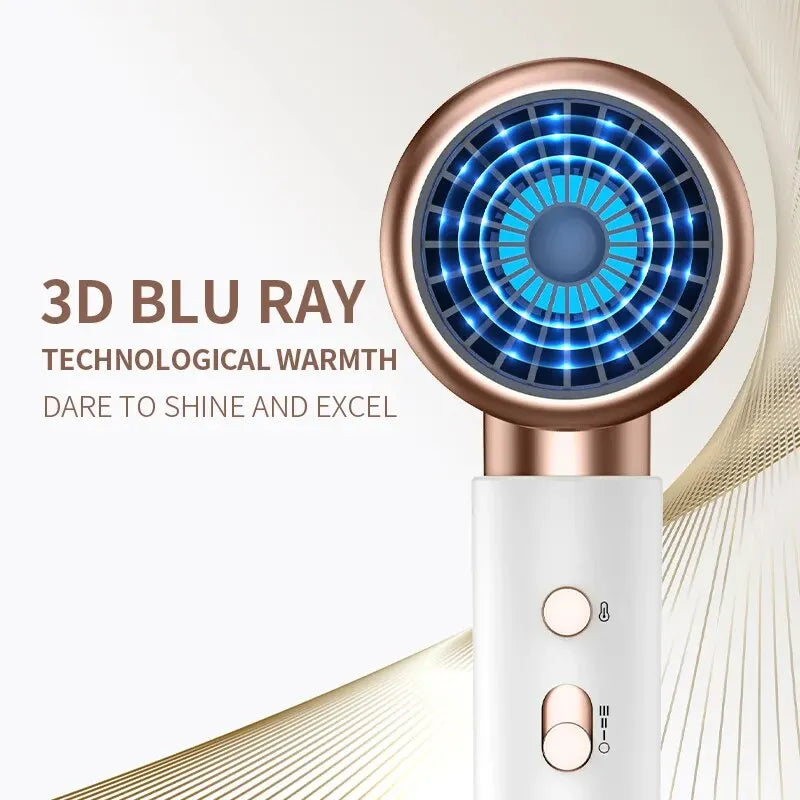 Hair Dryer, High-Speed Electric Turbine Airflow, Low Noise, Constant Temperature And Quick Drying, Suitable For Home Salons. DailyAlertDeals