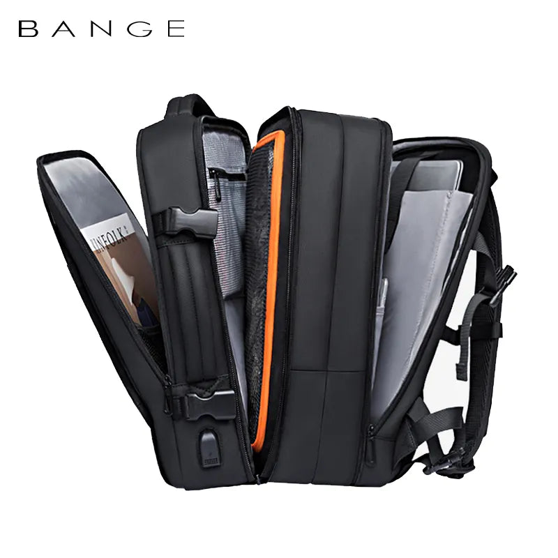 Travel Backpack Men Business Aesthetic Backpack School Expandable USB Bag Large Capacity 17.3 Laptop Waterproof Fashion Backpack DailyAlertDeals