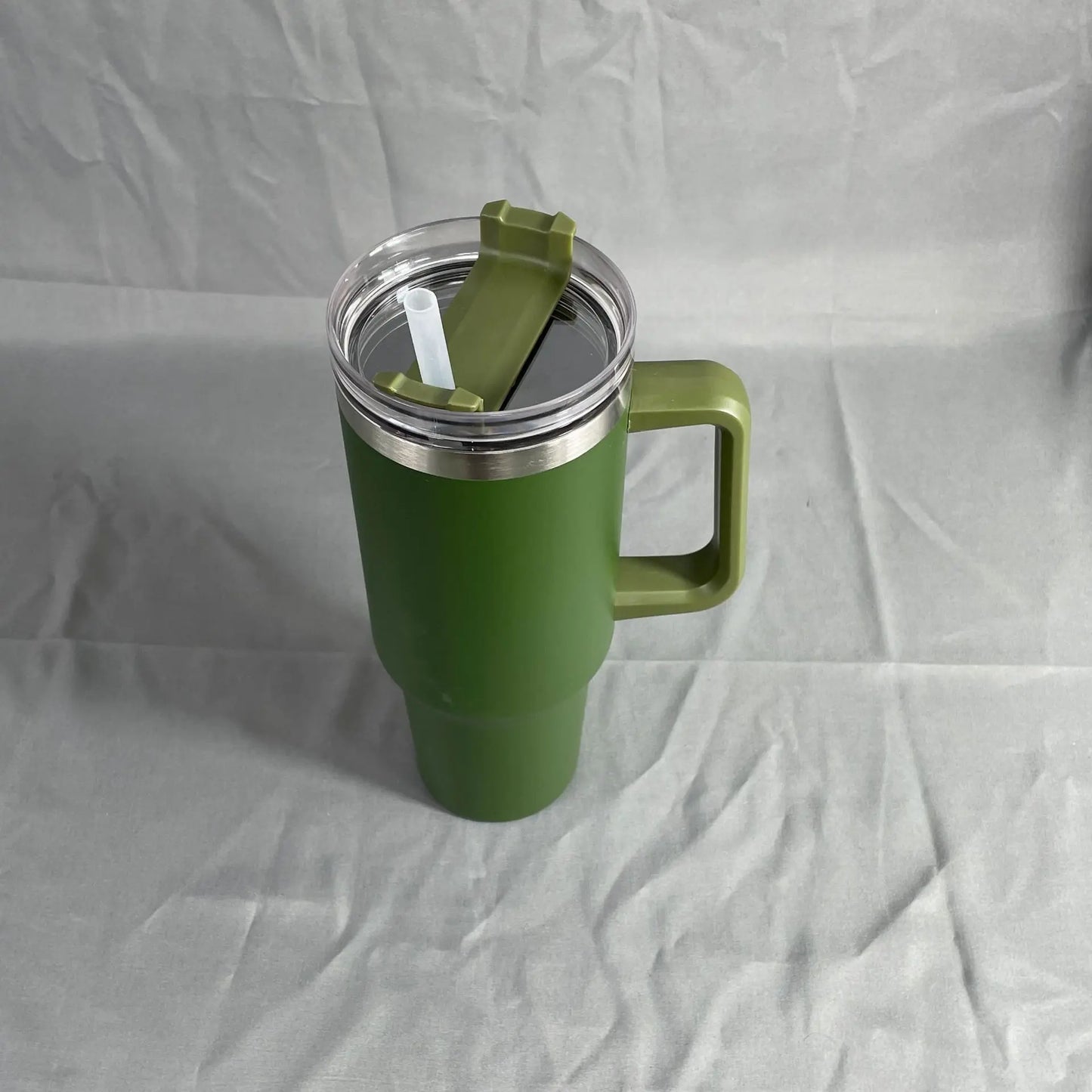 1PC Bingba Cup Car Large Capacity Portable Handle Cup Stainless Steel Insulation Cup Coffee Insulation Cup 40oz DailyAlertDeals