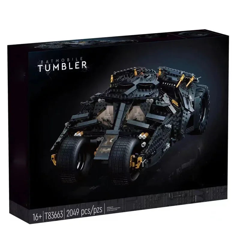 MINISO Disney 2049PCS Pellets Bricks The Batmobile Tumbler BatPod Motorcycle Set Model Building Blocks Boys 76240 Gifts Kids Toy DailyAlertDeals Batmobile Tumbler
