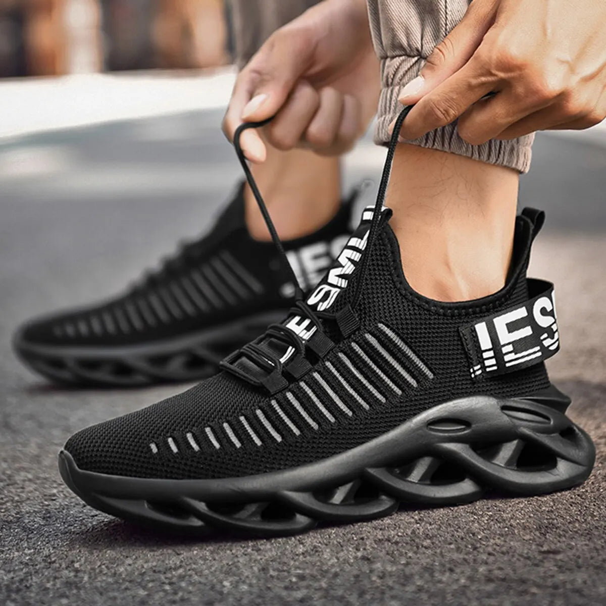 Men Shoes Comfortable Sneakers Breathable Running Shoes For Men Mesh Fashion Sport Shoes DailyAlertDeals