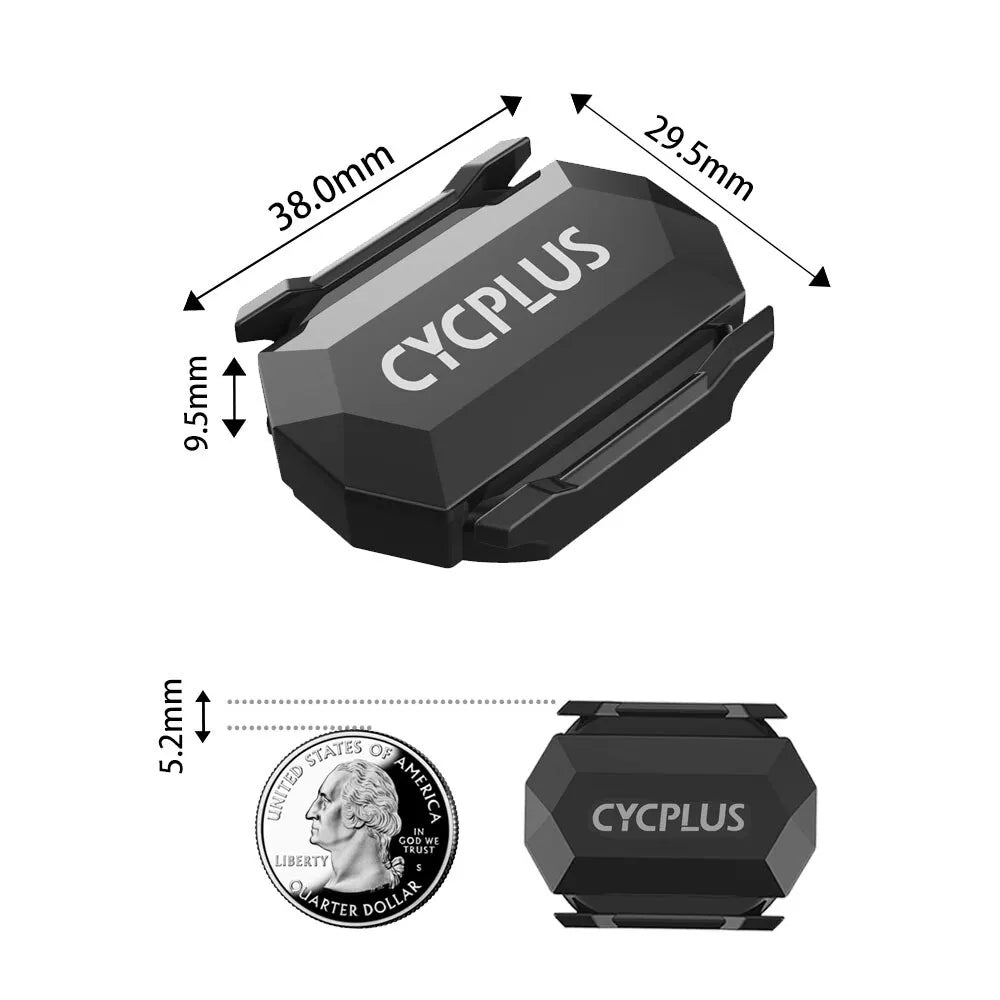 CYCPLUS Cadence Speed Dual Sensor Cycling Bicycle Accessories ANT+ BLE 5.0 Speedometer for XOSS Strava Bike Computer DailyAlertDeals