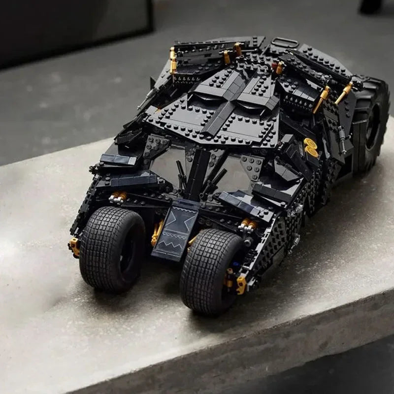 MINISO Disney 2049PCS Pellets Bricks The Batmobile Tumbler BatPod Motorcycle Set Model Building Blocks Boys 76240 Gifts Kids Toy DailyAlertDeals