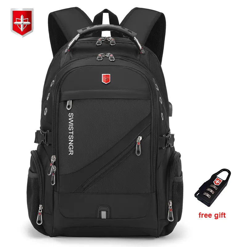 2023 Waterproof 17 Inch Laptop Backpack Men USB Charging Travel Backpack Women Oxford Rucksack Male Vintage School Bag Mochila DailyAlertDeals