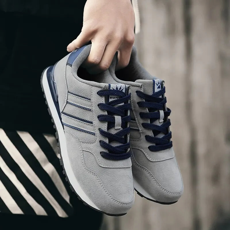 High Quality Men's Sneakers Leather Casual Shoes Autumn New Breathable Men Shoes DailyAlertDeals