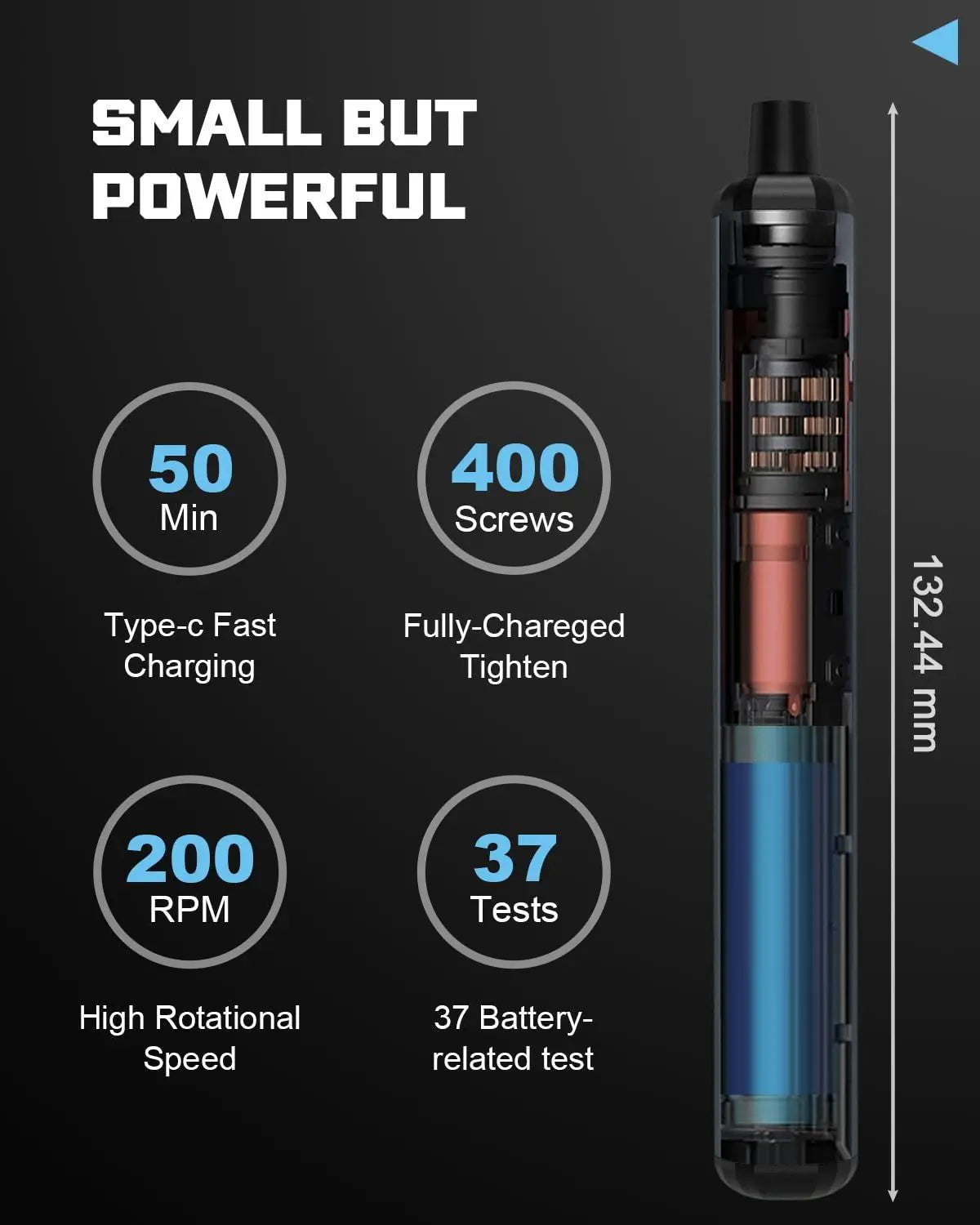 68 in 1 Electric Screwdriver Set 5 Torque Settings Precision Power Tool Magnetic Screw Driver Bits for iPhone Glasses Watch PC DailyAlertDeals