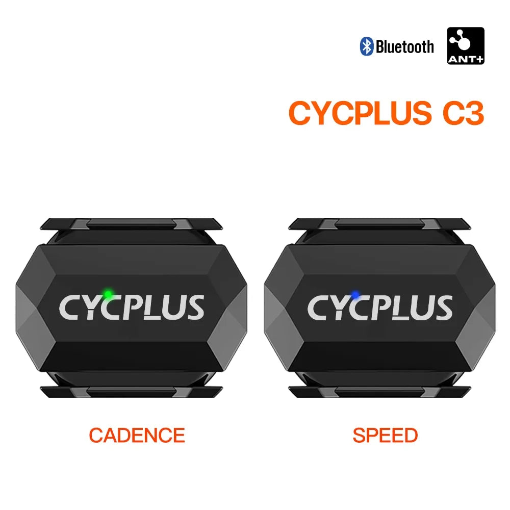 CYCPLUS Cadence Speed Dual Sensor Cycling Bicycle Accessories ANT+ BLE 5.0 Speedometer for XOSS Strava Bike Computer DailyAlertDeals