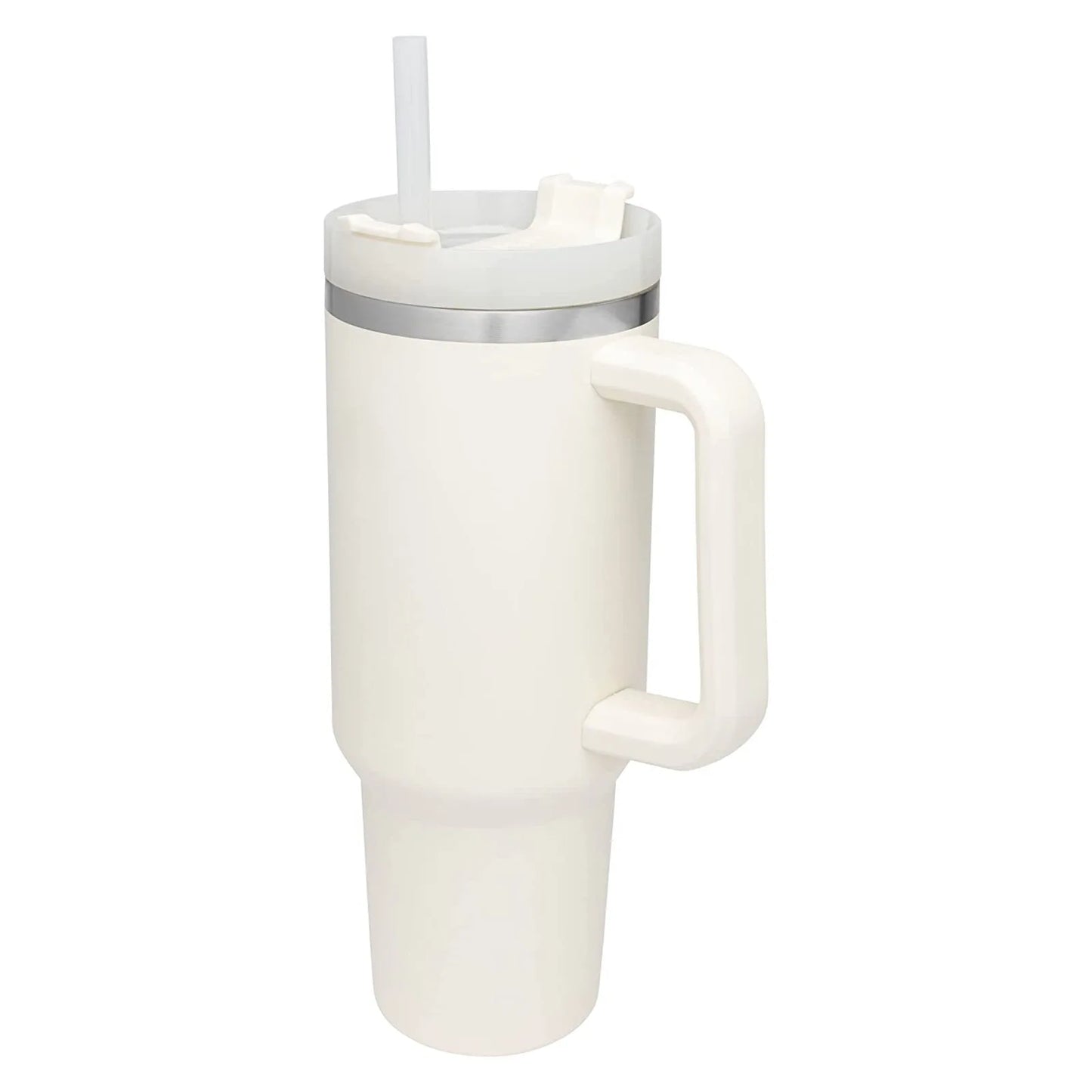 1PC Bingba Cup Car Large Capacity Portable Handle Cup Stainless Steel Insulation Cup Coffee Insulation Cup 40oz DailyAlertDeals