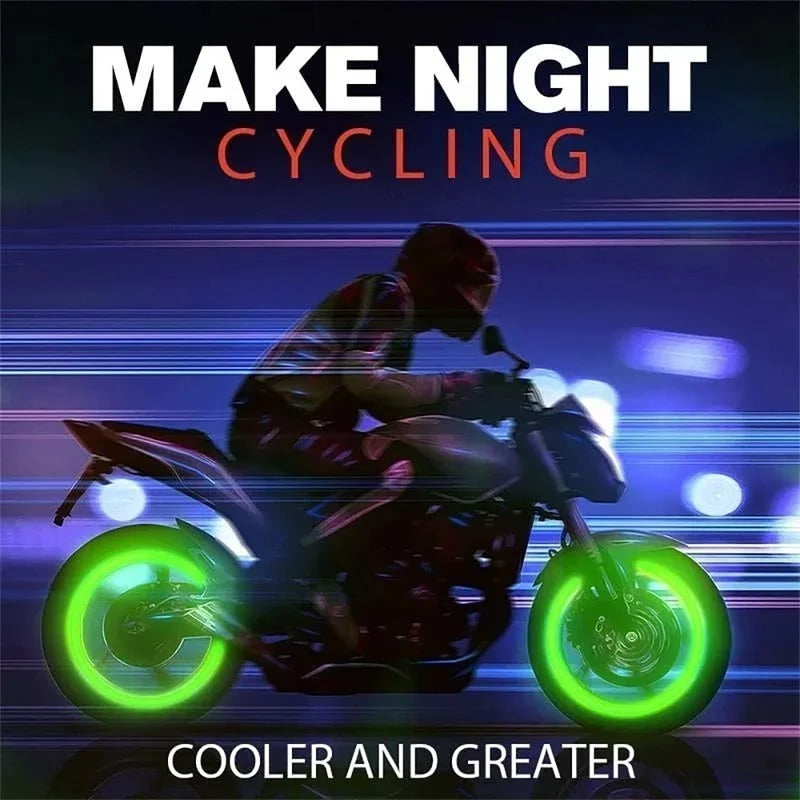 4/16pcs Luminous Valve Caps Car Fluorescent Tire Valves Cap Glow In The Dark Car Motorcycle Bike Wheel Plug Tyre Hub Cover Decor  DailyAlertDeals