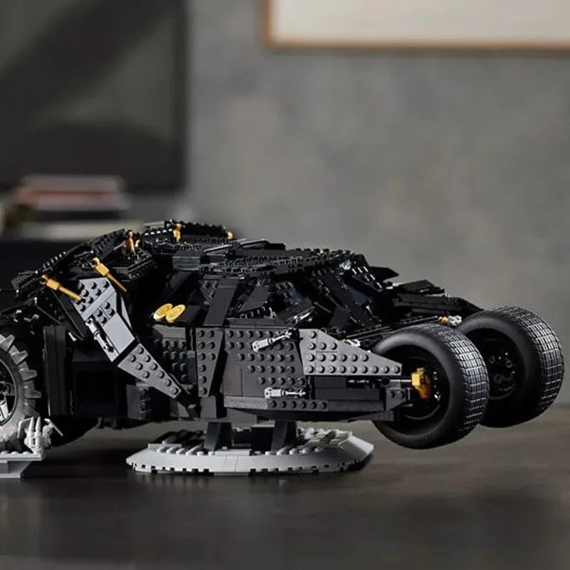 MINISO Disney 2049PCS Pellets Bricks The Batmobile Tumbler BatPod Motorcycle Set Model Building Blocks Boys 76240 Gifts Kids Toy DailyAlertDeals