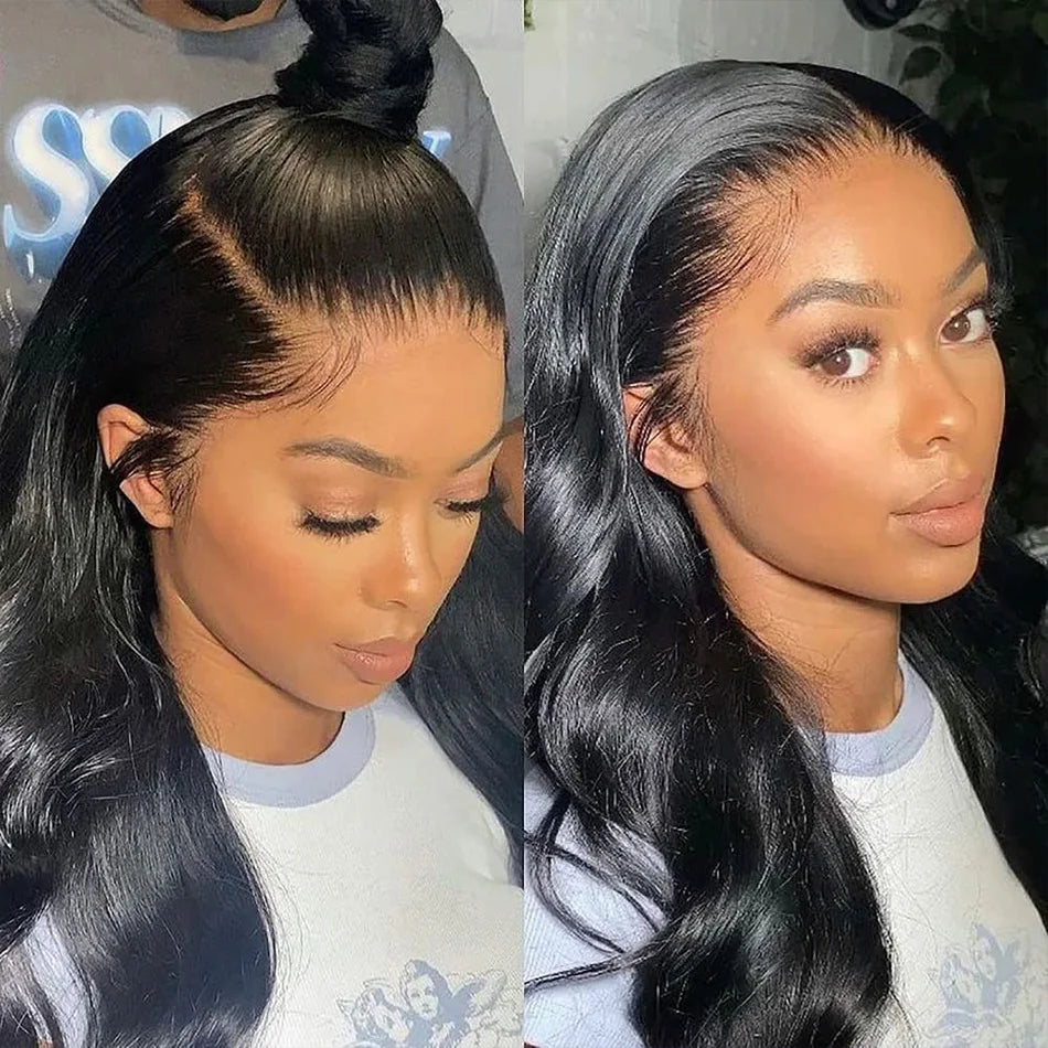 13x4 HD Transparent Lace Front Human Hair Wigs Body Wave Lace Front Wig 13x6 Lace Frontal Wig Brazilian Body Wave Human Hair Wig  DailyAlertDeals