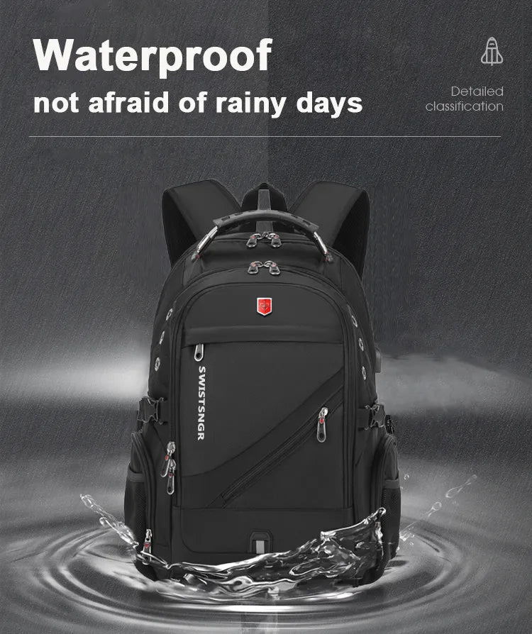 2023 Waterproof 17 Inch Laptop Backpack Men USB Charging Travel Backpack Women Oxford Rucksack Male Vintage School Bag Mochila DailyAlertDeals