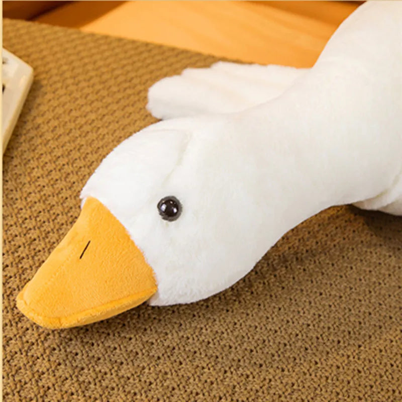 50/130CM Hot Goose Plush Stuffed Soft Duck Sleeping Pillow Sofa Cushion Kids Girlfriend Birthday Gift DailyAlertDeals