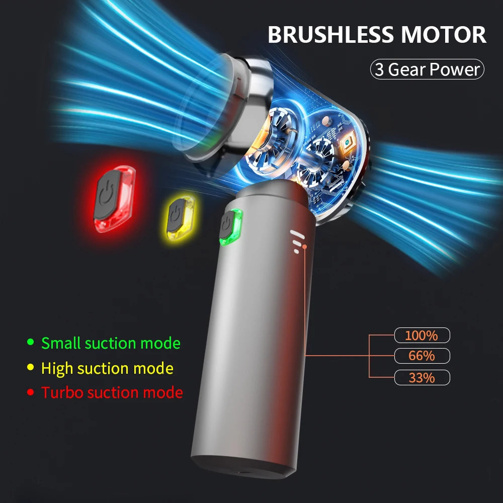 SZUK 180000PA Car Vacuum Cleaner Wireless Mini Handheld Strong Suction Cleaning Machine Portable Vacuum Cleaner for Car Home DailyAlertDeals