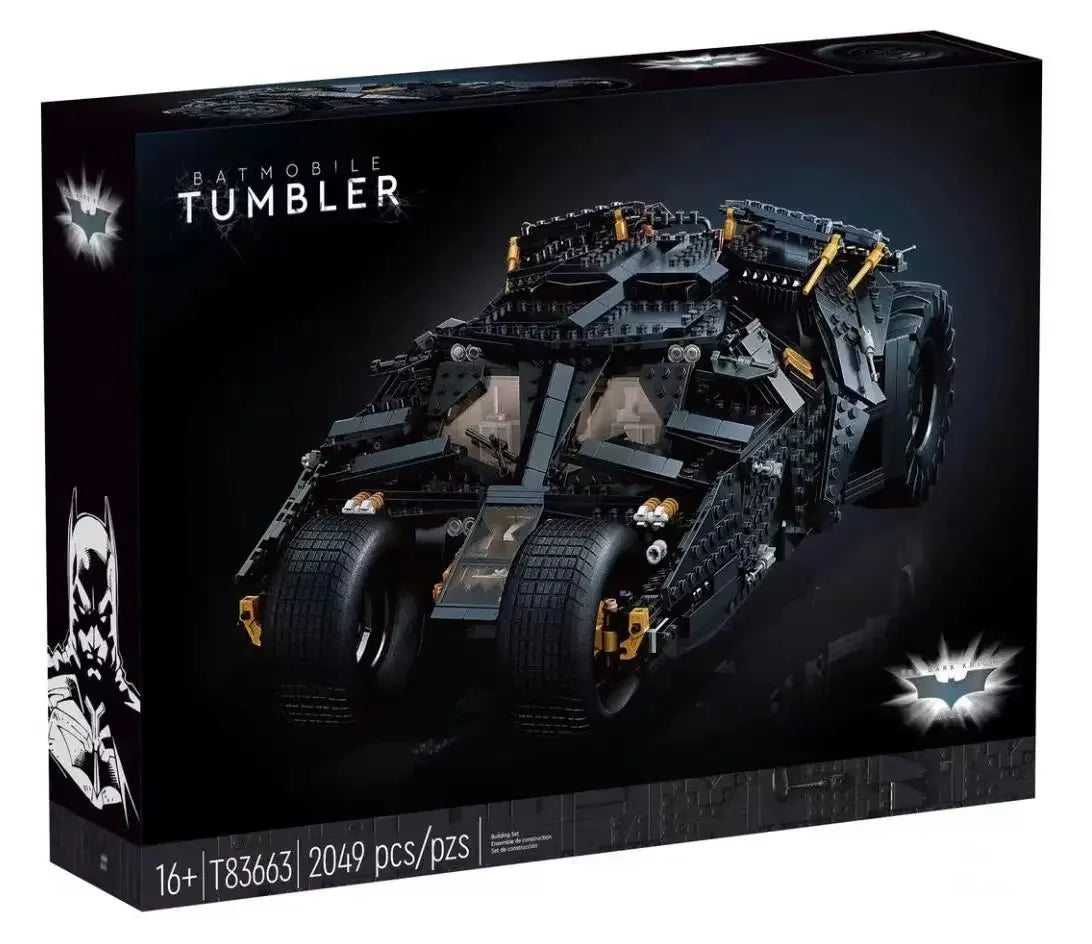 MINISO Disney 2049PCS Pellets Bricks The Batmobile Tumbler BatPod Motorcycle Set Model Building Blocks Boys 76240 Gifts Kids Toy DailyAlertDeals