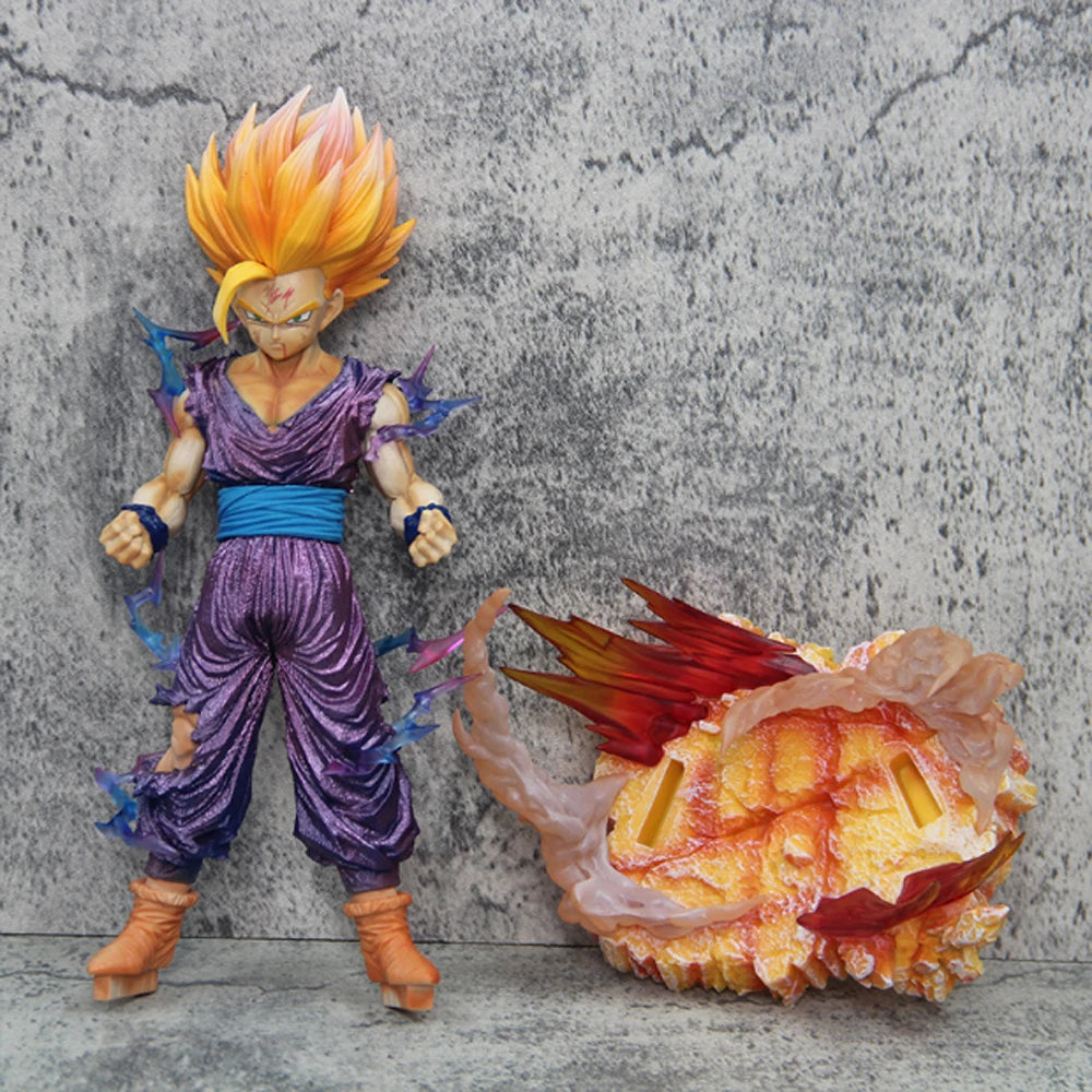 25cm Dragon Ball Z Anime Figure Goku Son Super Saiyan 2 Gohan Action Children Toys Room Decoration Gift Supplies