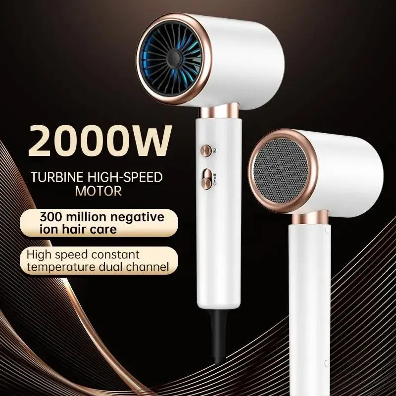 Hair Dryer, High-Speed Electric Turbine Airflow, Low Noise, Constant Temperature And Quick Drying, Suitable For Home Salons. DailyAlertDeals