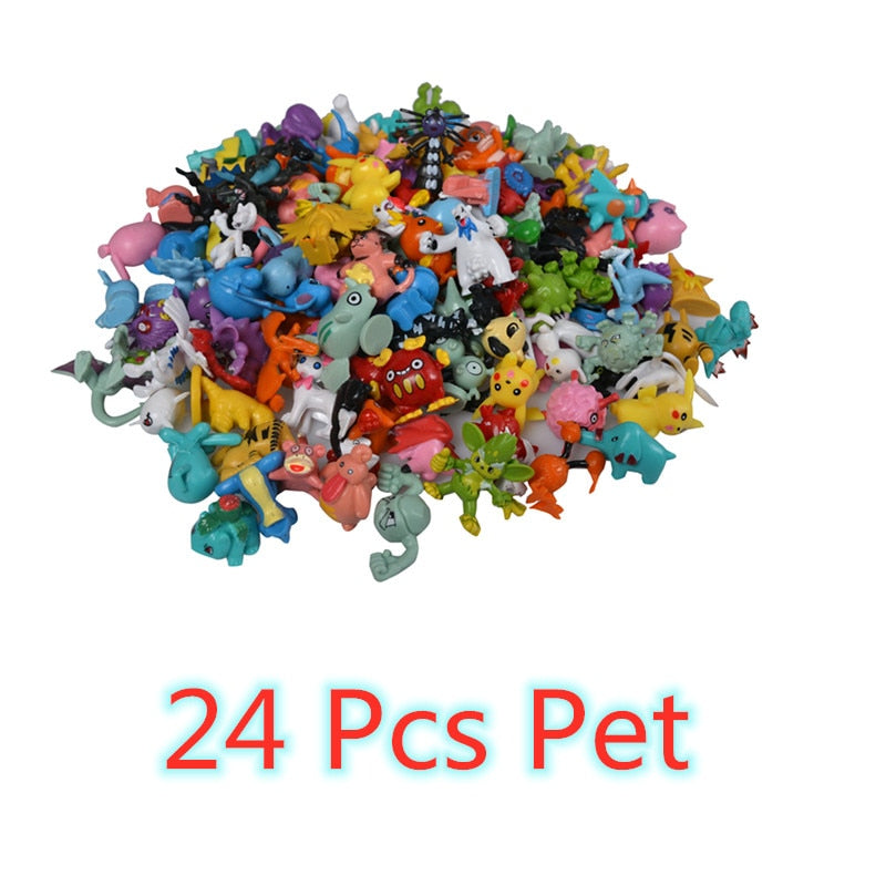 144 Style Pokemon Figure Toys Anime Pikachu Action Figure Model Ornamental Decoration Collect Toys For Children's Christmas Gift 0 DailyAlertDeals 24 Pcs