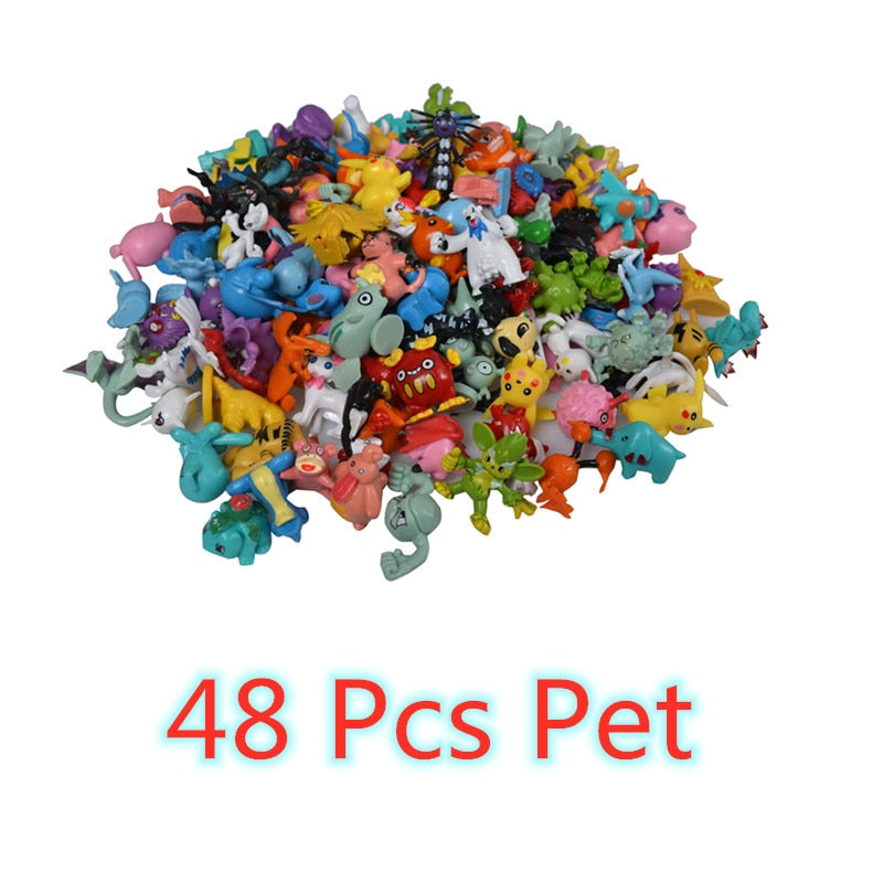 144 Style Pokemon Figure Toys Anime Pikachu Action Figure Model Ornamental Decoration Collect Toys For Children's Christmas Gift 0 DailyAlertDeals 48 Pcs