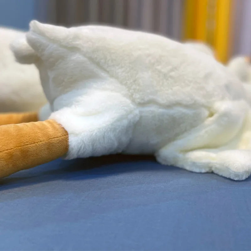 50/130CM Hot Goose Plush Stuffed Soft Duck Sleeping Pillow Sofa Cushion Kids Girlfriend Birthday Gift DailyAlertDeals