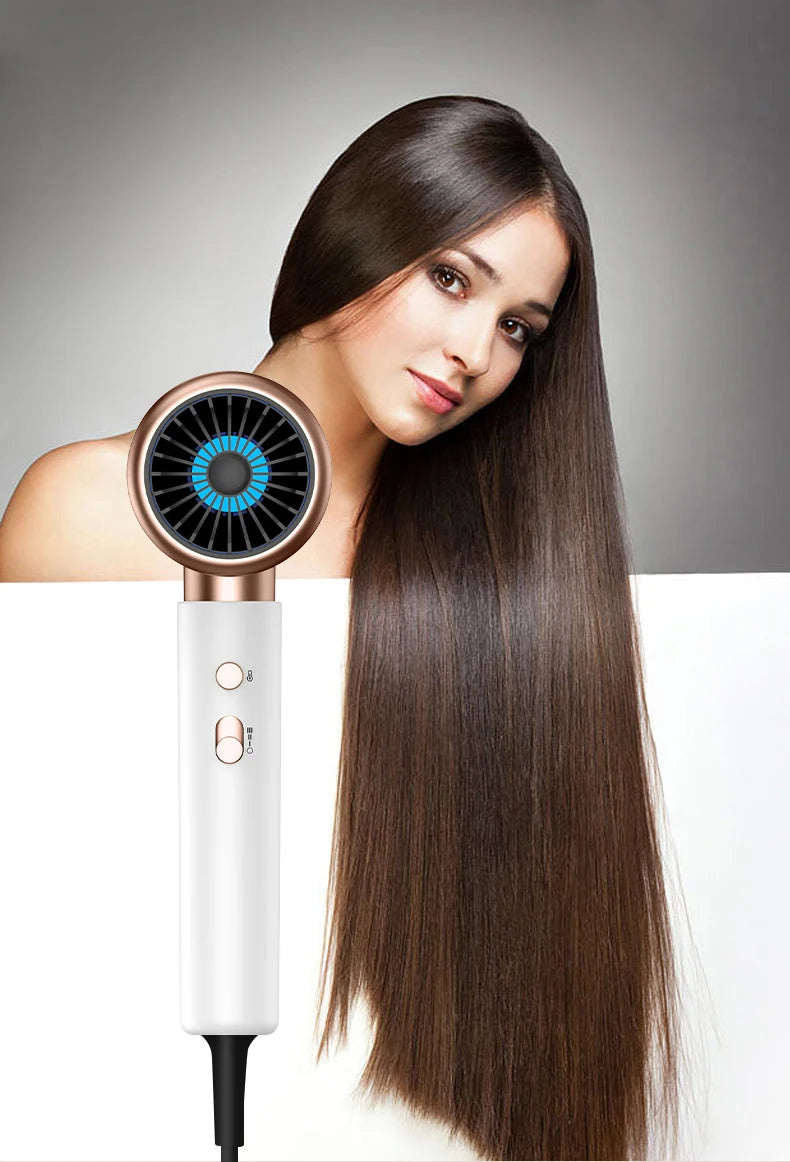 Hair Dryer, High-Speed Electric Turbine Airflow, Low Noise, Constant Temperature And Quick Drying, Suitable For Home Salons. DailyAlertDeals