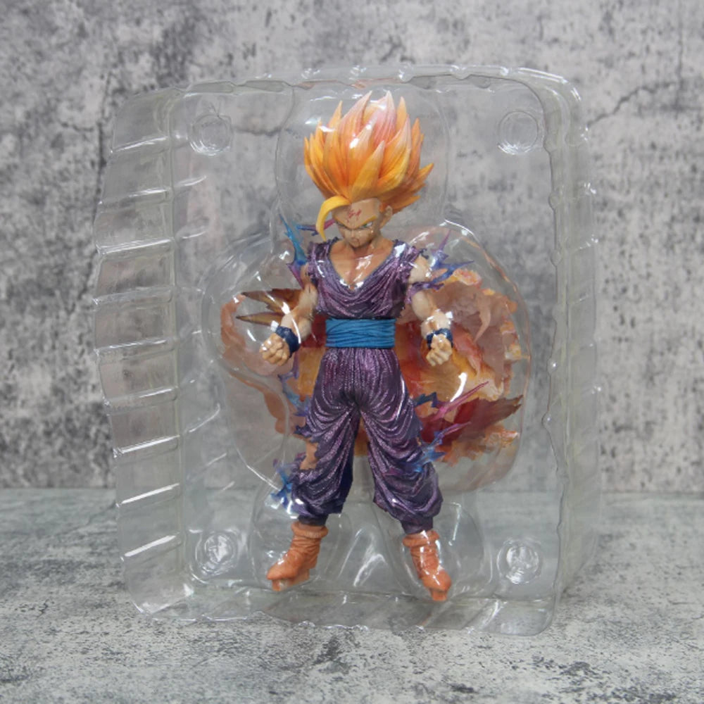 25cm Dragon Ball Z Anime Figure Goku Son Super Saiyan 2 Gohan Action Children Toys Room Decoration Gift Supplies