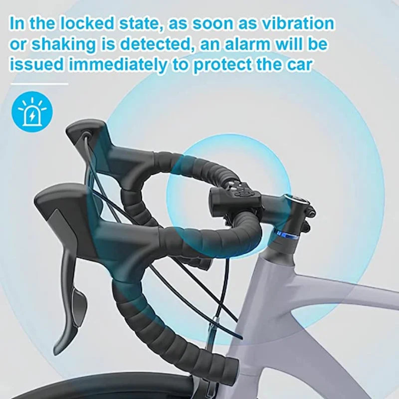 Bicycle Horn Motorcycle Electric Bell Horn 4 Modes USB Rechargeable Mountain Road Cycling Anti-theft Alarm Horn Bike Accessories DailyAlertDeals
