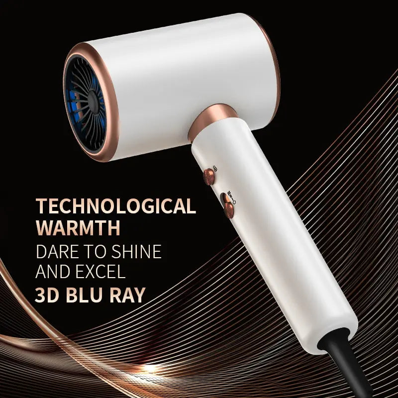 Hair Dryer, High-Speed Electric Turbine Airflow, Low Noise, Constant Temperature And Quick Drying, Suitable For Home Salons. DailyAlertDeals