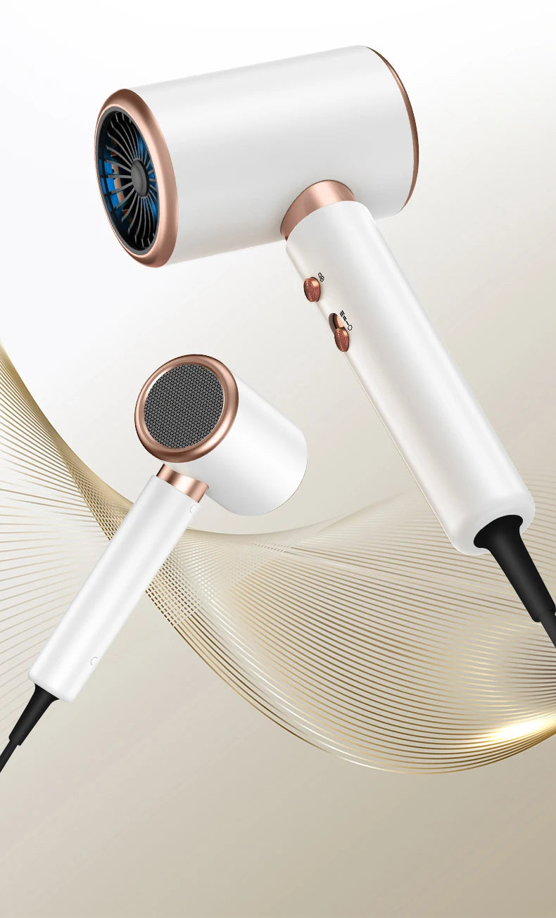 Hair Dryer, High-Speed Electric Turbine Airflow, Low Noise, Constant Temperature And Quick Drying, Suitable For Home Salons. DailyAlertDeals