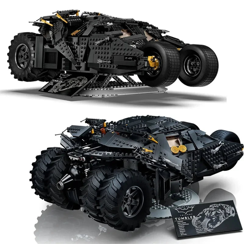 MINISO Disney 2049PCS Pellets Bricks The Batmobile Tumbler BatPod Motorcycle Set Model Building Blocks Boys 76240 Gifts Kids Toy DailyAlertDeals