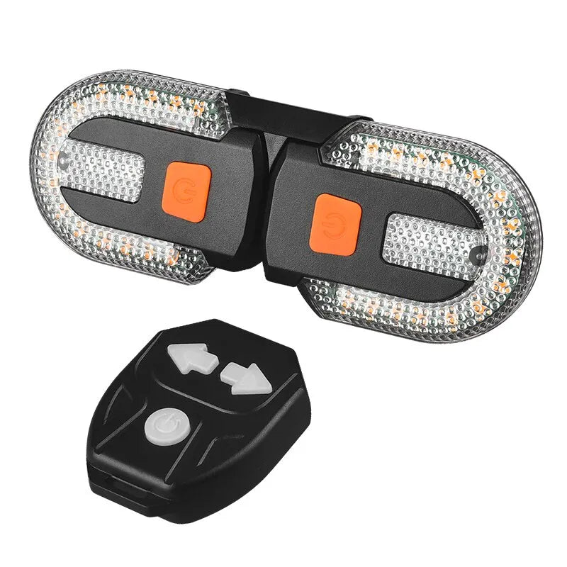 Bike Turn Signal Rear Light LED Bicycle Lamp USB Rechargeable Bike Wireless Lights Back MTB Tail Light Bike Accessories DailyAlertDeals CHINA 13291