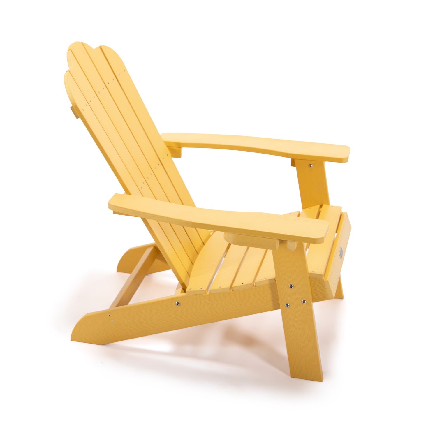 TALE Adirondack Chair Backyard Outdoor Furniture Painted Seating With Cup Holder All-Weather And Fade-Resistant Plastic Wood Ban Amazon Home & Garden Orange Felix