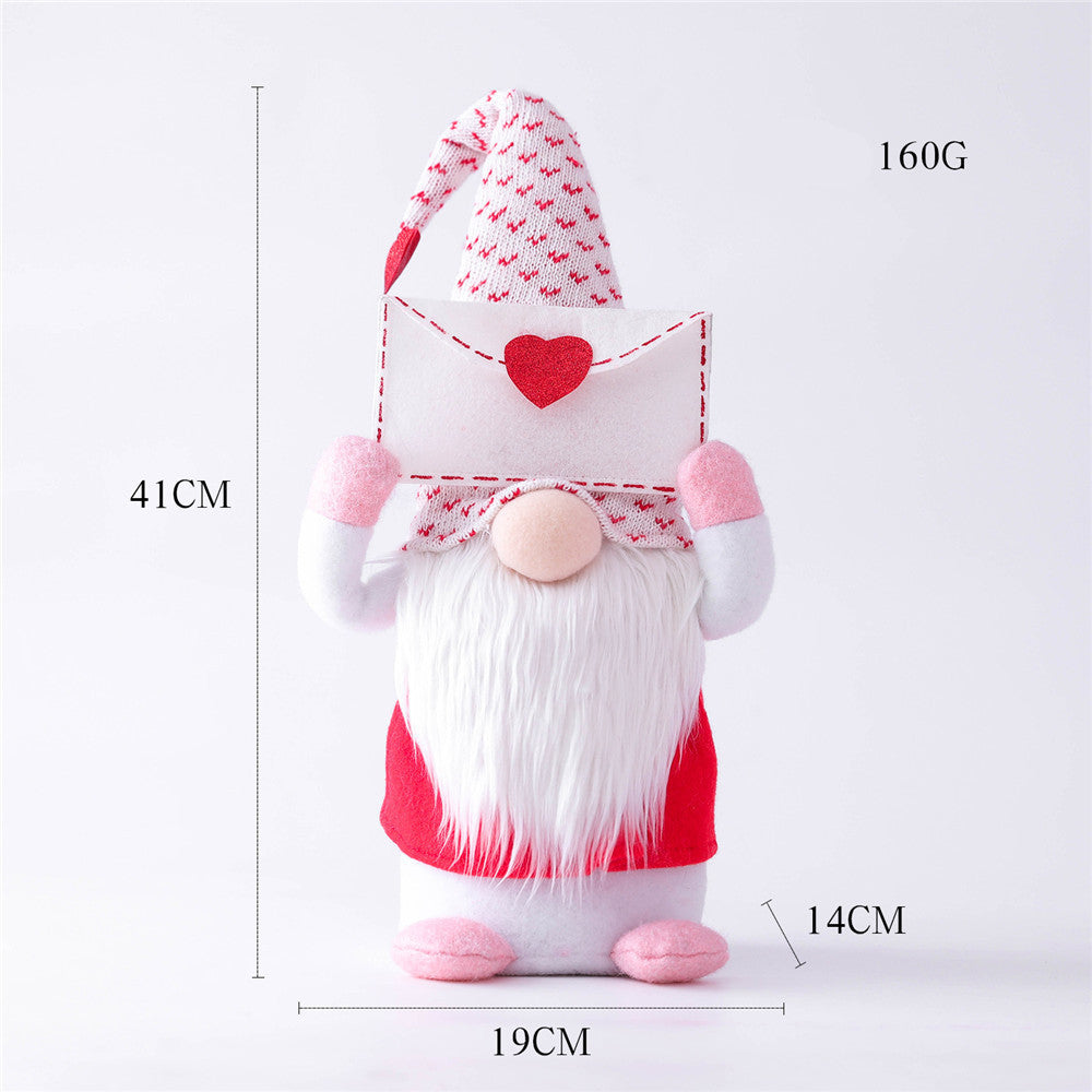 Rudolph Valentine's Day Doll Ornaments Special gift for Girlfriend Gifts Orange Felix Women L