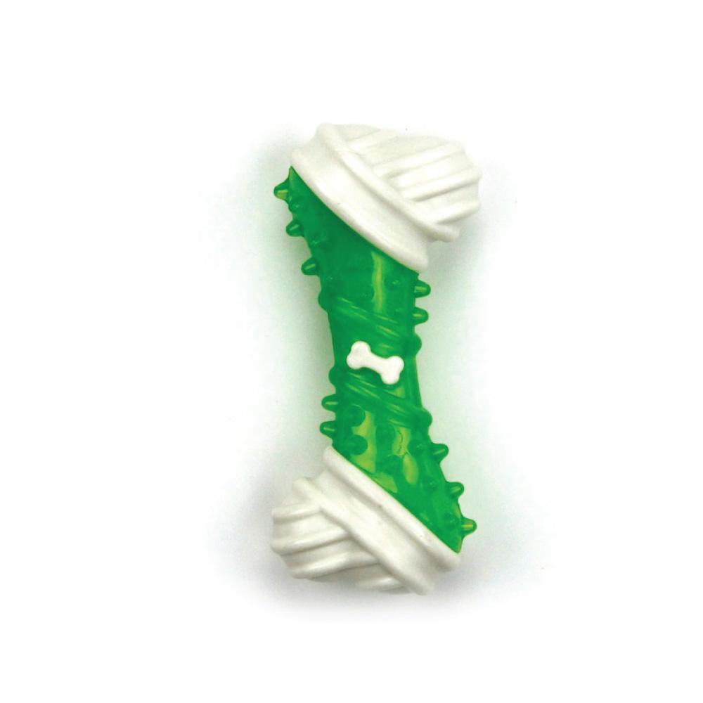 Dog Chew Bone Green Chicken Flavour Taste Dental Puppy Chews Rigid Home & Garden Ozdingo