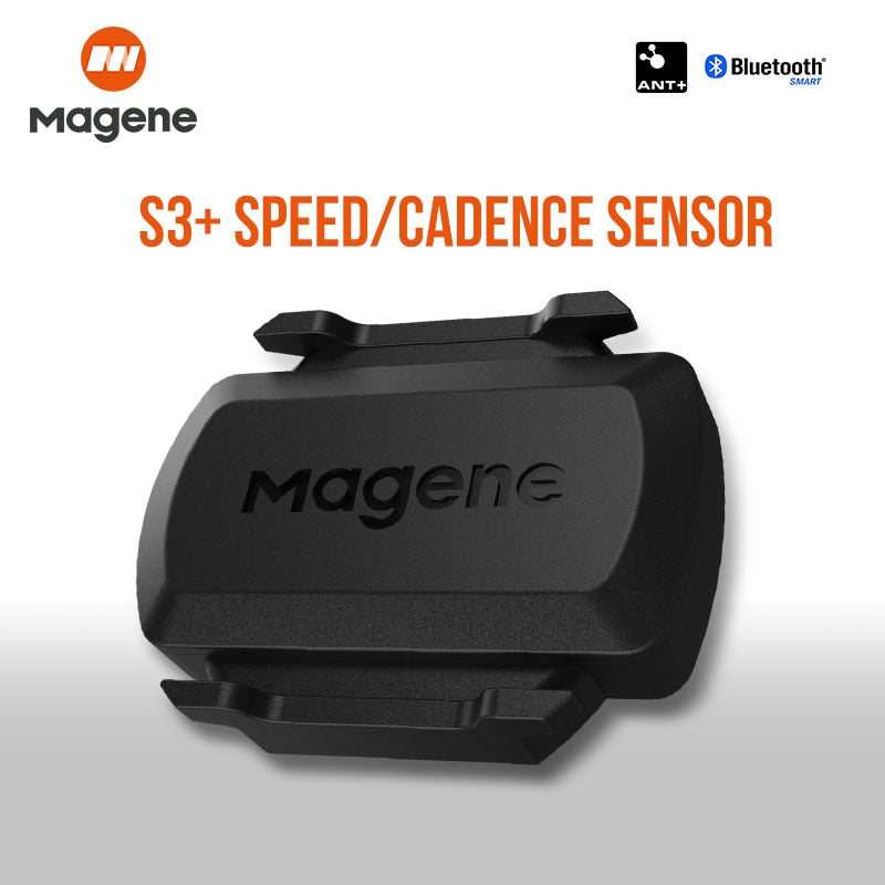 Magene S3+ Speed Cadence Sensor ANT Bluetooth Computer Speedmeter Dual Sensor Bike Accessories Compatible with WahooOnelap Zwift 0 DailyAlertDeals 1Pc S3 Sensor