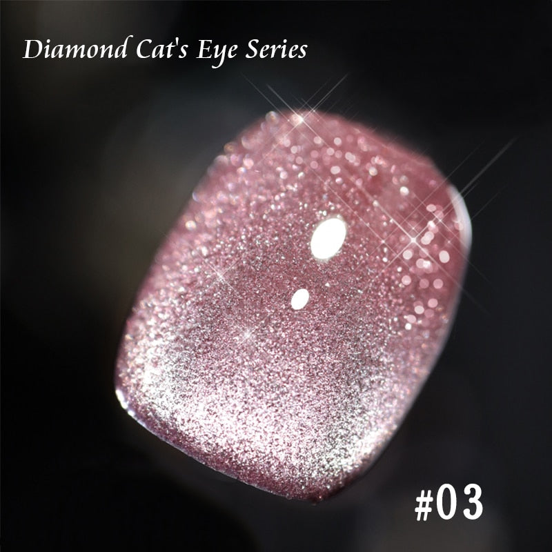 SKVP Gel Nail Polish Cat Eye Gel Semi Permanent Uv Varnish Gel Nail Art 8ML Glitter Effect Off Nail Polish Gel For Nails Design nail polish DailyAlertDeals Cat Eye 03