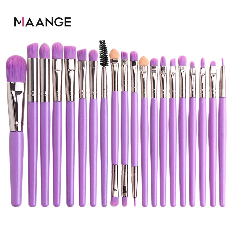 MAANGE 6/15/18/20Pcs Makeup Brushes Tool Set Cosmetic Powder Eye Shadow Foundation Blush Blending Beauty Make Up Brush Maquiagem DailyAlertDeals 20pcs-Z China